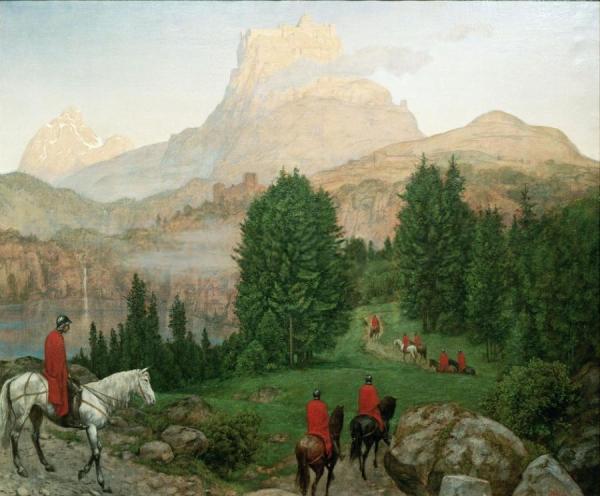 The Grail by Hans Thoma