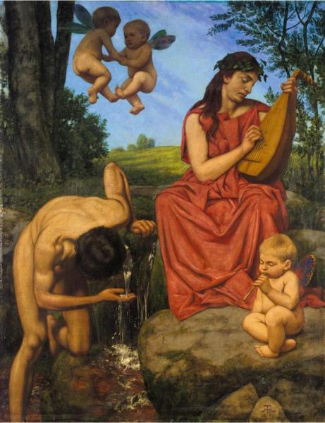 The Spring by Hans Thoma