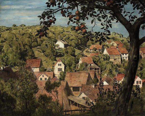 View Of Mamolsheim by Hans Thoma