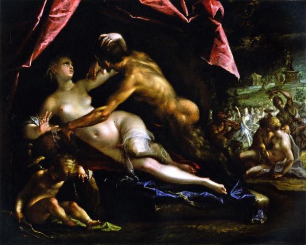 Pan Und Selene by Hans Von Aachen Oil Painting Reproductions