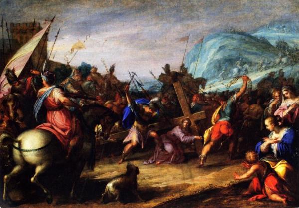 The Carrying Of The Cross by Hans Von Aachen