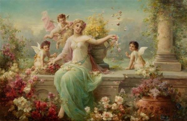 Flora by Hans Zatzka