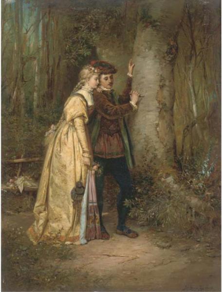 A Declaration Of Love by Hans Zatzka