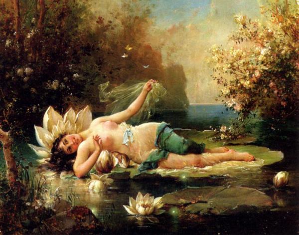 A Water Idyll by Hans Zatzka
