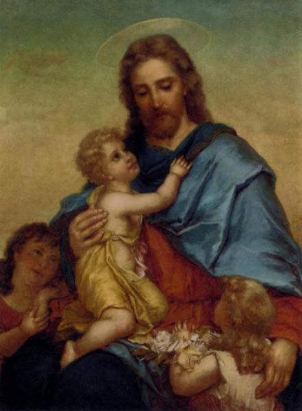 Divinity And Innocence by Hans Zatzka