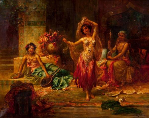 Harem Entertainers by Hans Zatzka