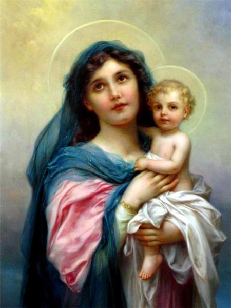 Madonna With Child by Hans Zatzka