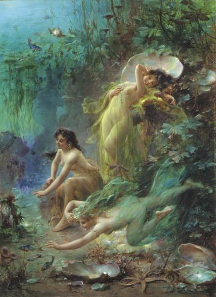 Pearls Of The Sea by Hans Zatzka