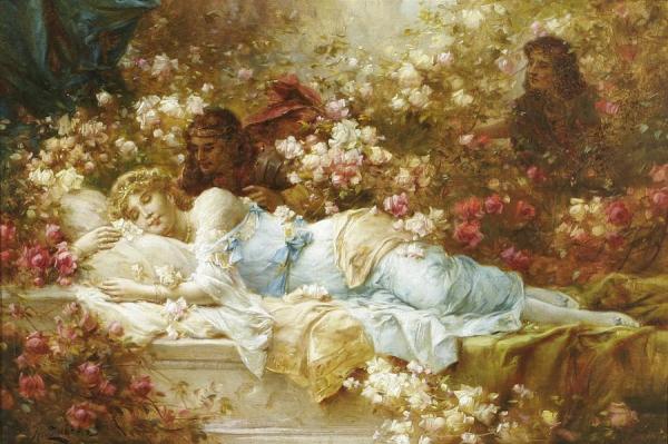 Sleeping Beauty by Hans Zatzka