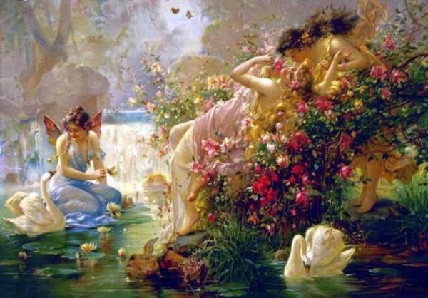 Spring by Hans Zatzka