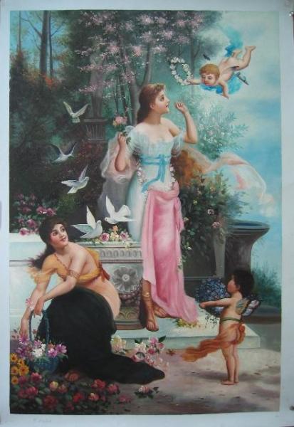 The Arrival Of Spring by Hans Zatzka