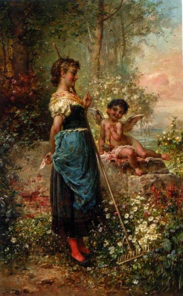 The Love Letter by Hans Zatzka