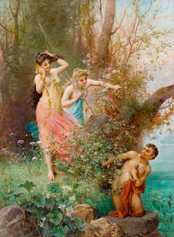 Vienna, 1945 by Hans Zatzka Oil Painting Reproductions