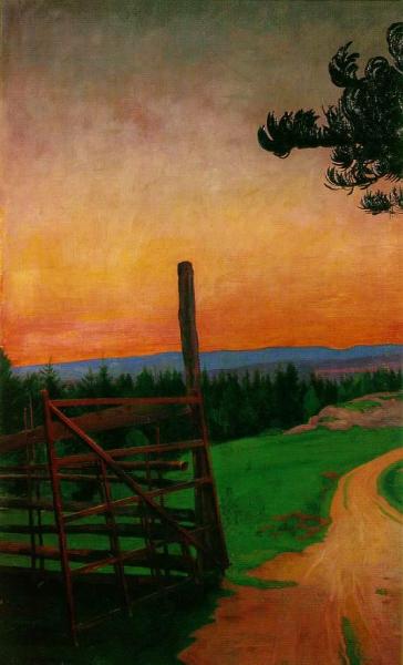 Harald Oskar Sohlberg Country Road