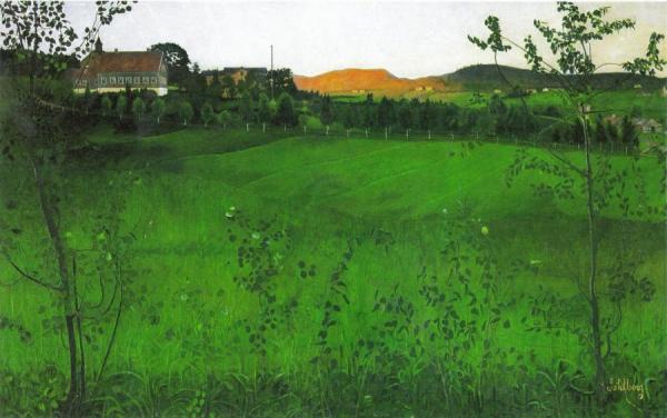 Ripe Fields by Harald Oskar Sohlberg