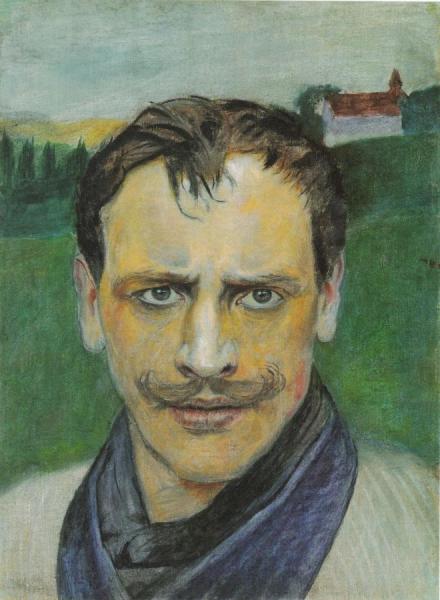 Self Portrait Of Harald Sohlberg by Harald Oskar Sohlberg