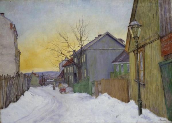 Harald Oskar Sohlberg Street In Oslo