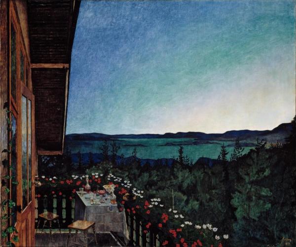 Summer Night by Harald Oskar Sohlberg