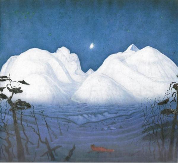 Winter Night In The Mountains by Harald Oskar Sohlberg