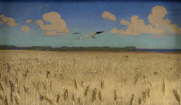 Danish Landscape by Harald Slott-moller