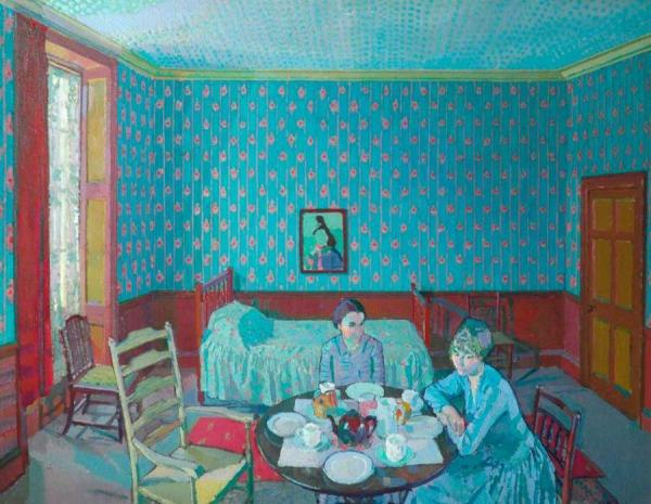 Harold Gilman Tea In The Bedsitter