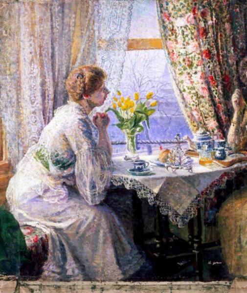 Harold Gilman The Breakfast Table