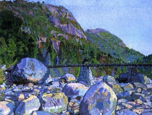 Harold Gilman The Mountain Bridge, Norway