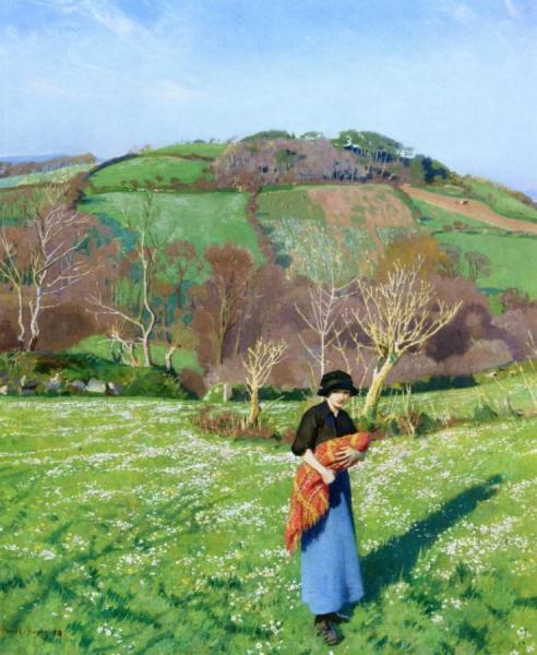Early Spring by Harold Harvey Oil Painting Reproductions