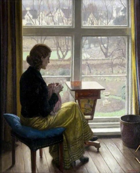Harold Knight A Window In St John's Wood