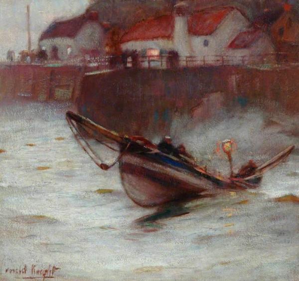 Coble At Staithes by Harold Knight