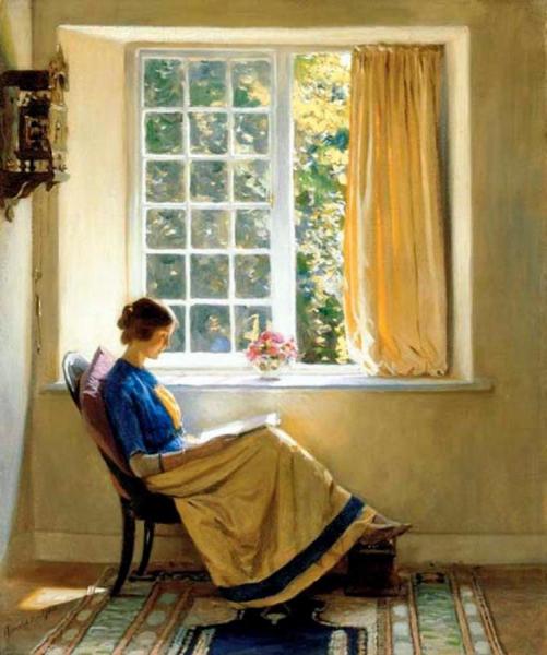 Harold Knight Morning Sun