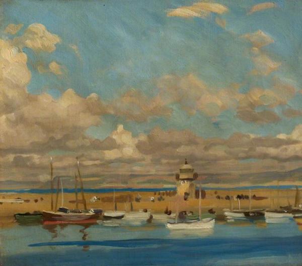 St Ives Bay, Cornwall by Harold Knight