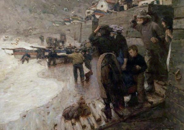 The Last Coble by Harold Knight