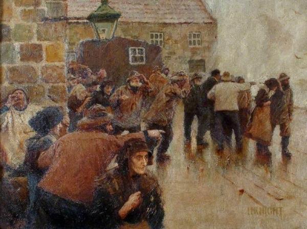 The Storm by Harold Knight Oil Painting Reproductions