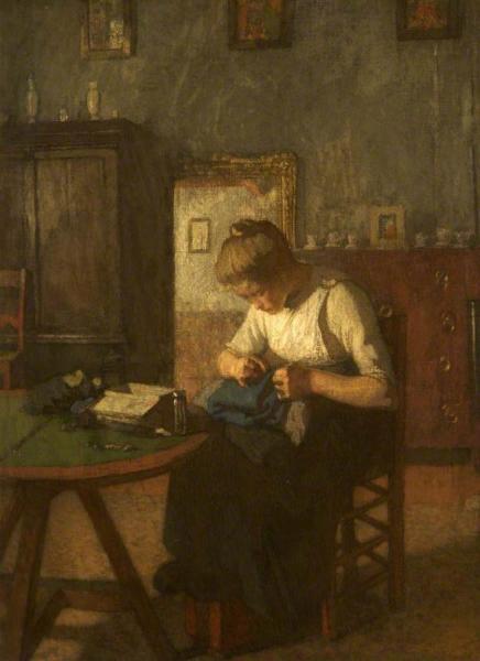 Harold Knight The Young Seamstress