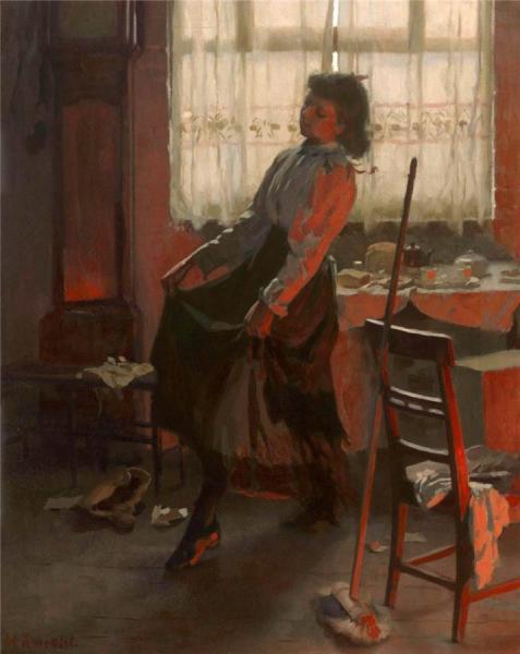 When The Cats Away by Harold Knight