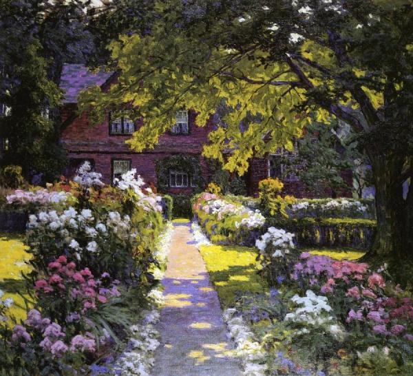 Summer Morning, The Artist's Garden by Harriett Randall Lumis