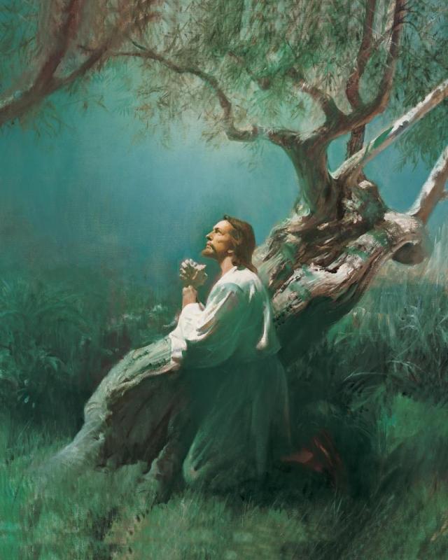 Harry Anderson Christ In Gethsemane