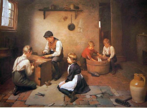 The Young Carpenters by Harry Brooker