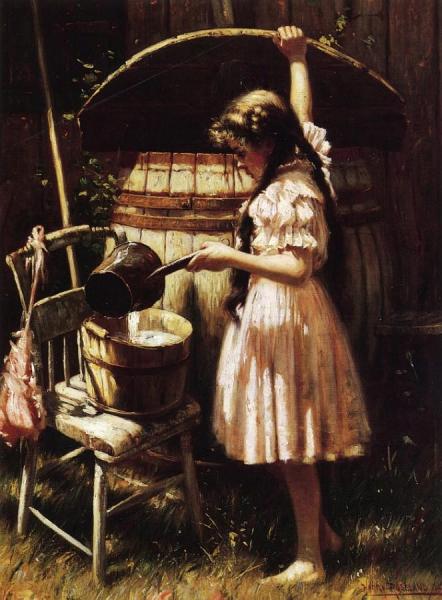 At The Well by Harry Herman Roseland