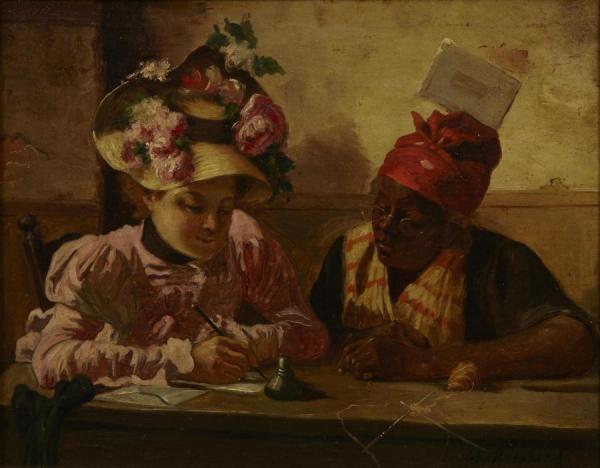 Dictant Une Lettre by Harry Herman Roseland