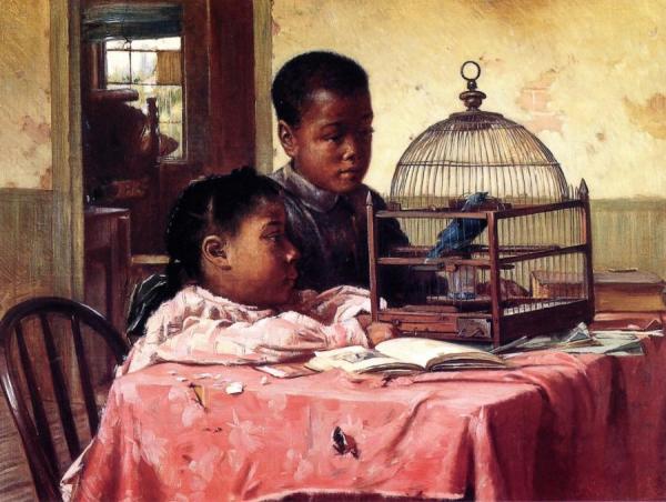 Watching The Blue Jay by Harry Herman Roseland