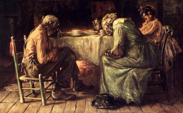 The Blessing, 1905 by Harry Herman Roseland Oil Painting Reproductions