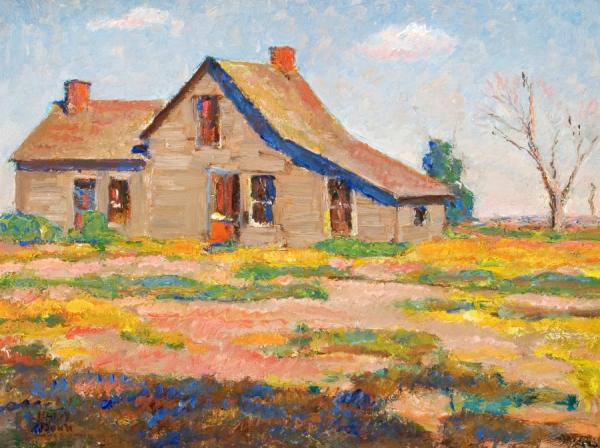 Farm House by Harvey Dunn