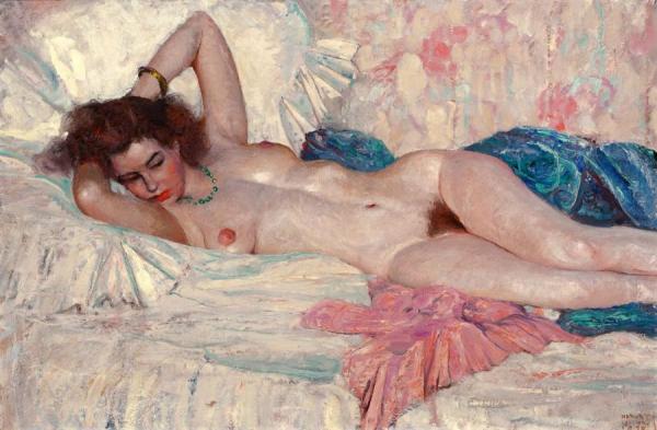 Harvey Dunn Reclining Nude
