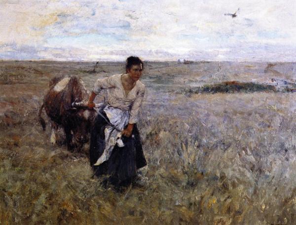 Harvey Dunn The Homesteader's Wife
