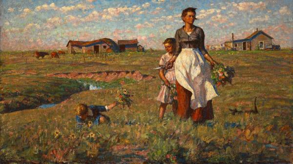 Harvey Dunn The Prairie Is My Garden