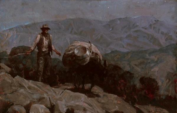 The Night Falls by Harvey Dunn