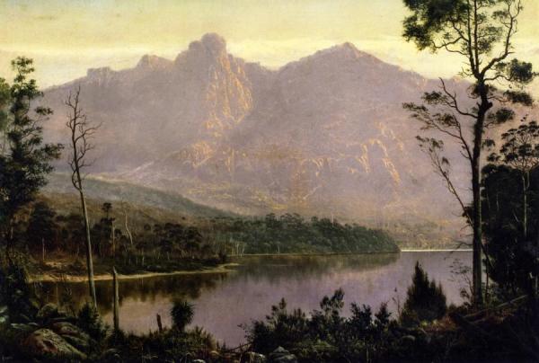 Mount Olympus And Mount Marion, Tasmania by Haughton Forrest