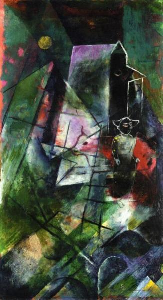 Picture With Moon by Heinrich Campendonk